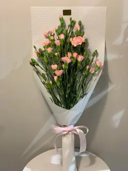Pink baby rose blossom bouquet